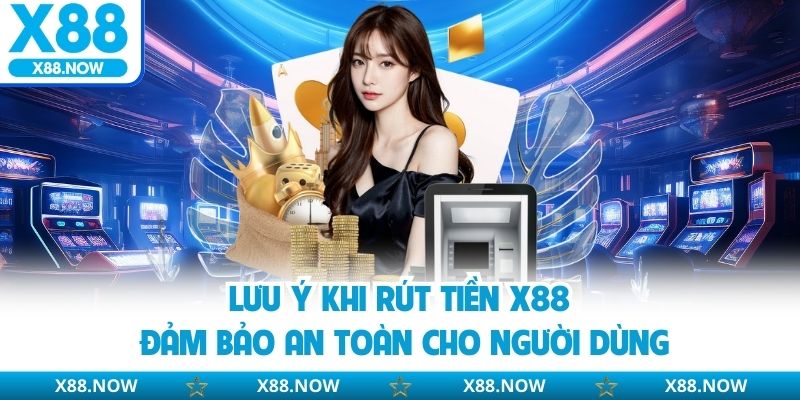 Lưu ý khi rút tiền X88 đảm bảo an toàn cho người dùng